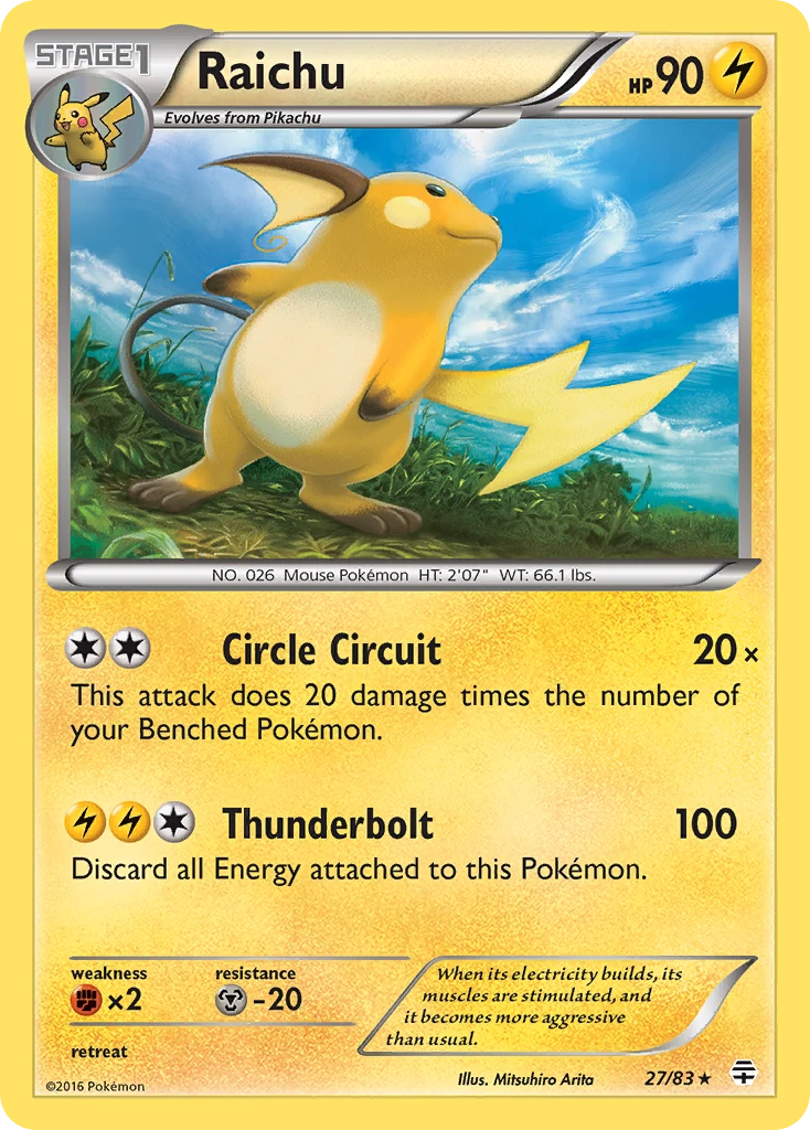 Raichu, 027/083