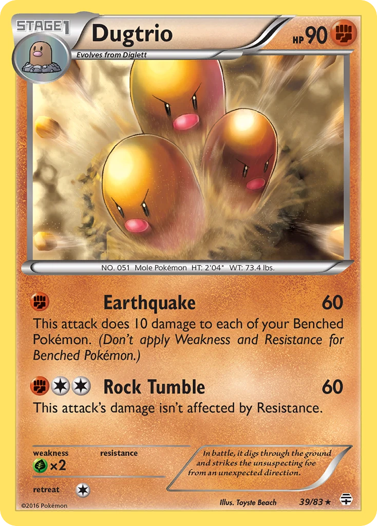 Dugtrio, 039/083
