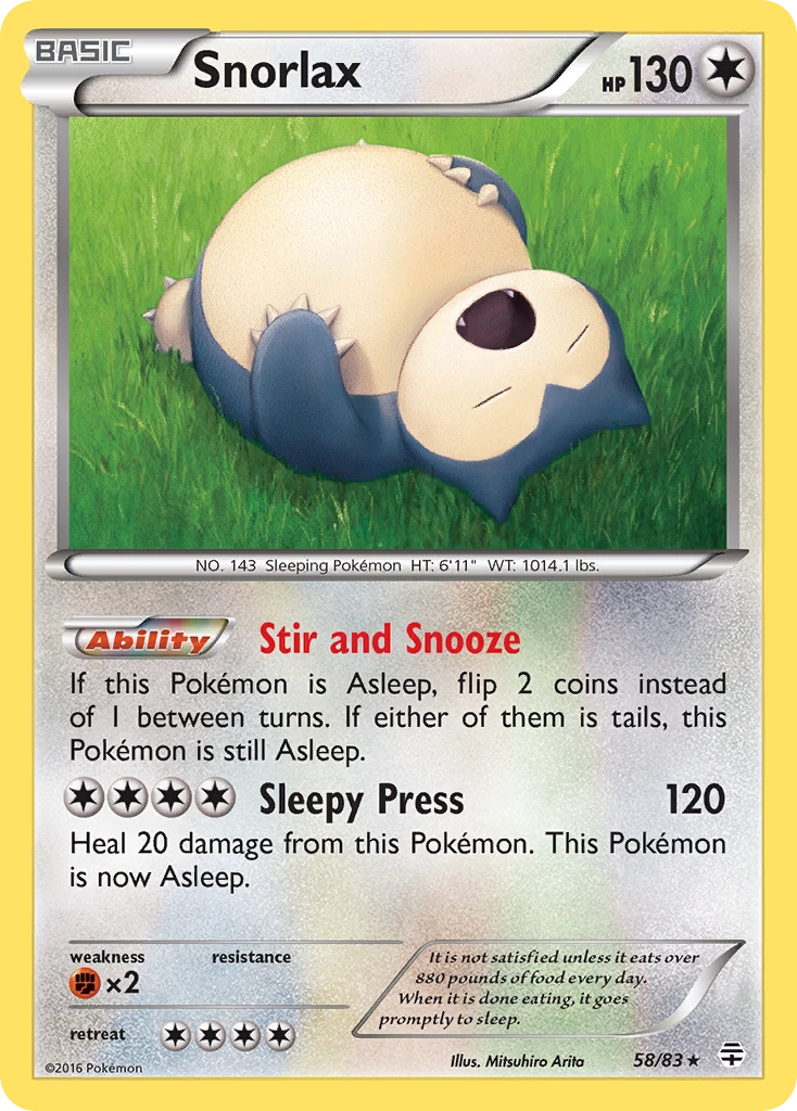 Snorlax, 058/083