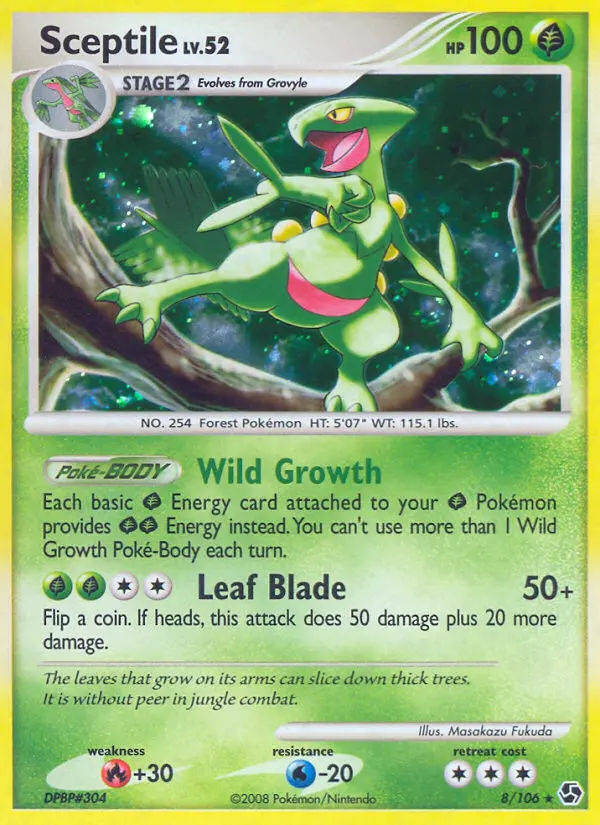 Sceptile, 8/106