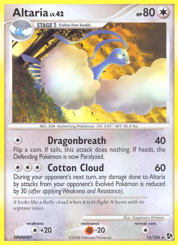 Altaria, 12/106