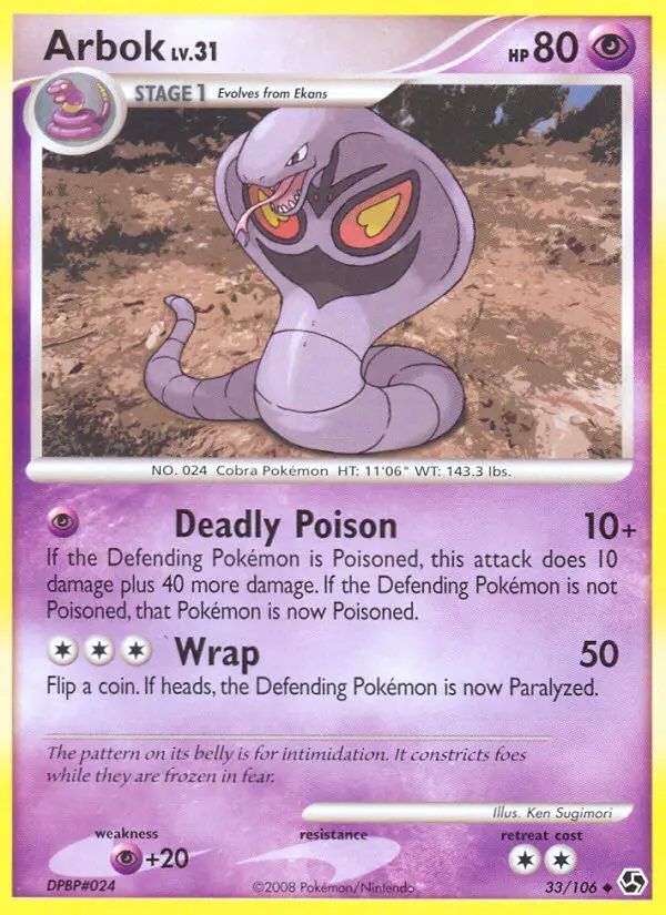 Arbok, 33/106