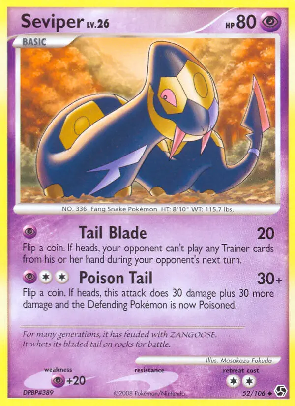 Seviper, 52/106