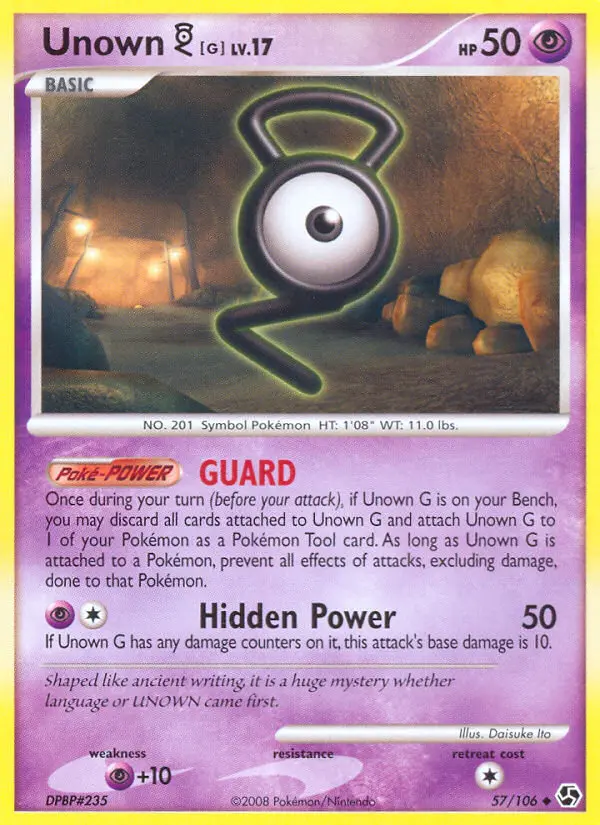 Unown G, 57/106