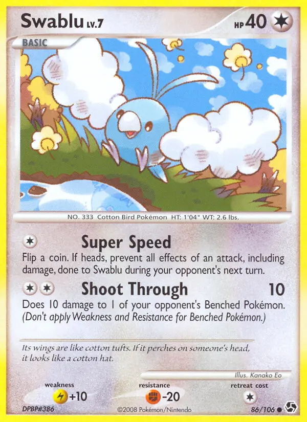 Swablu, 86/106