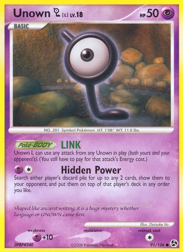 Unown L, 91/106