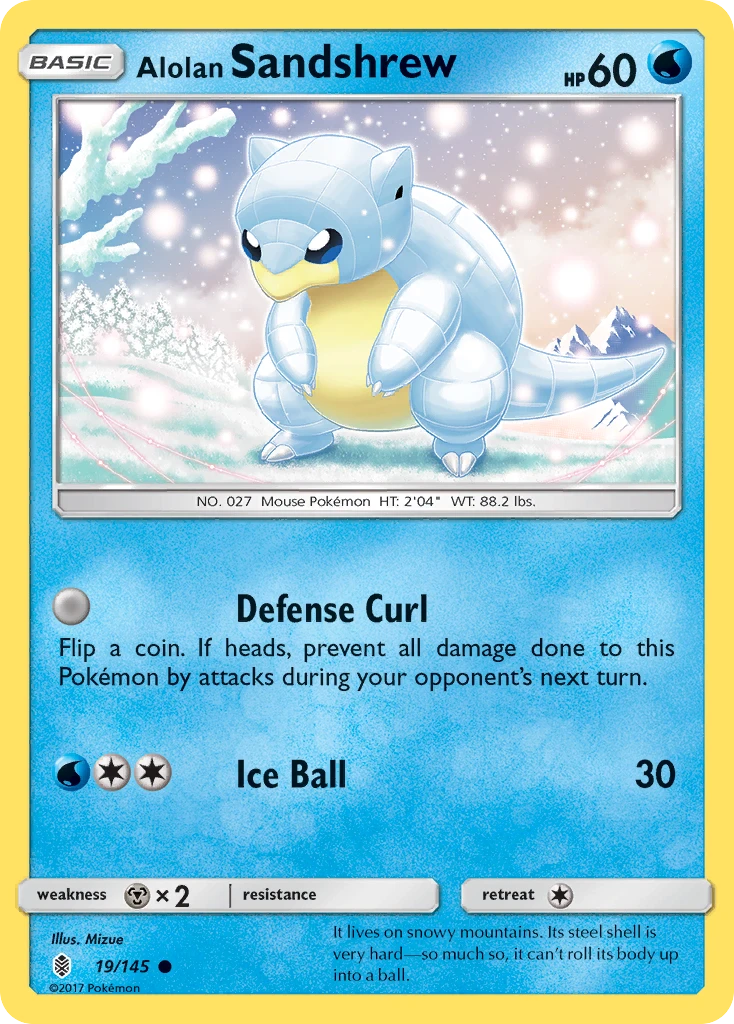 Alolan Sandshrew, 019/145