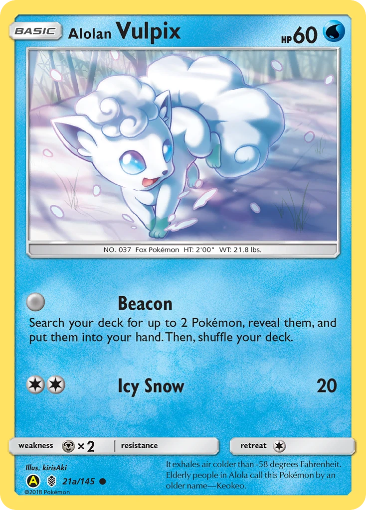 Alolan Vulpix, 21a/145
