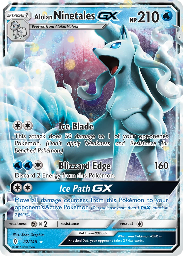 Alolan Ninetales-GX, 022/145