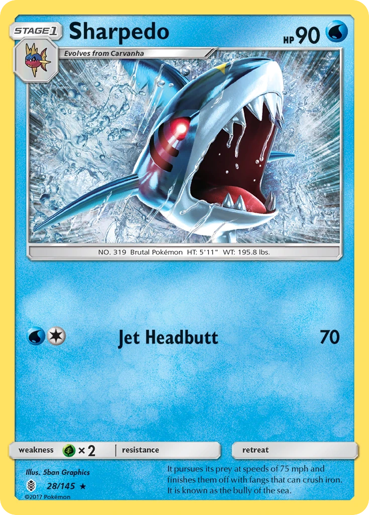 Sharpedo, 028/145