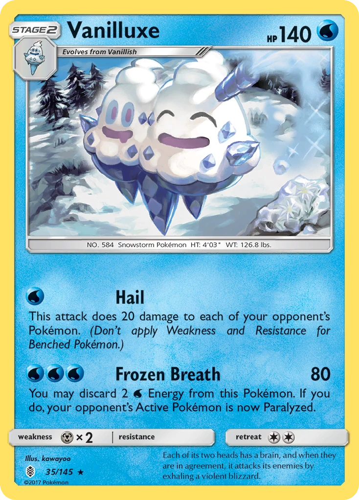 Vanilluxe, 035/145