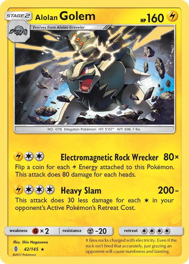 Alolan Golem, 042/145