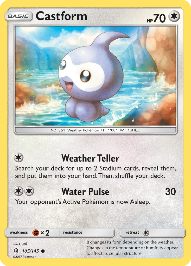 Castform, 105/145