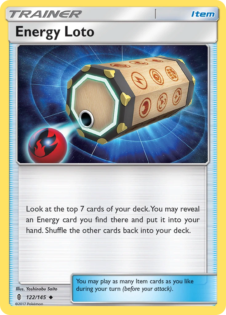 Energy Loto, 122/145