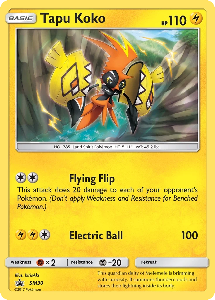 Tapu Koko, SM30/SM248