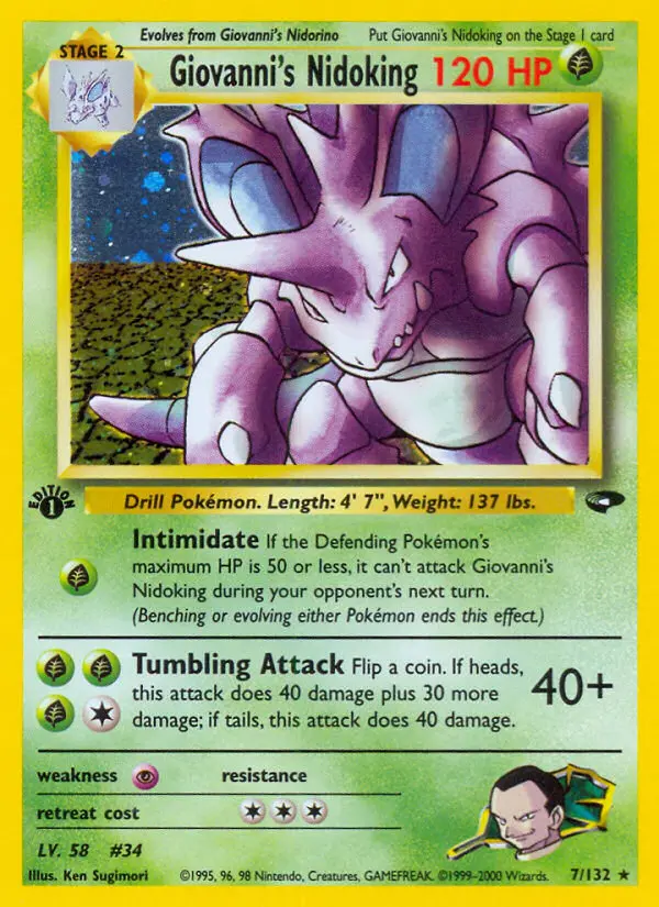 Giovanni's Nidoking, 007/132