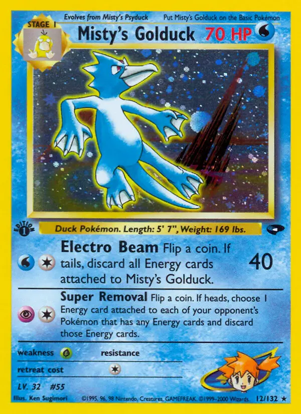 Misty's Golduck, 012/132