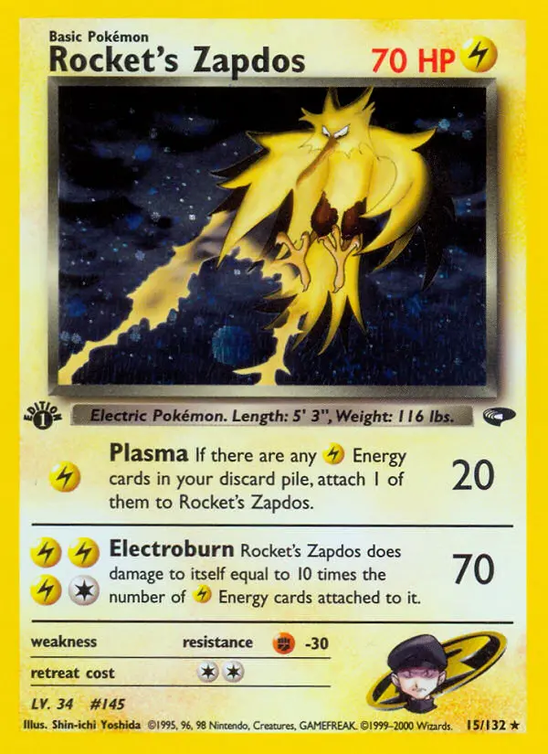 Rocket's Zapdos, 015/132