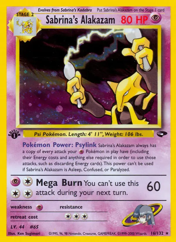 Sabrina's Alakazam, 016/132