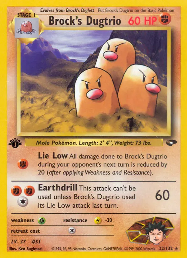 Brock's Dugtrio, 022/132