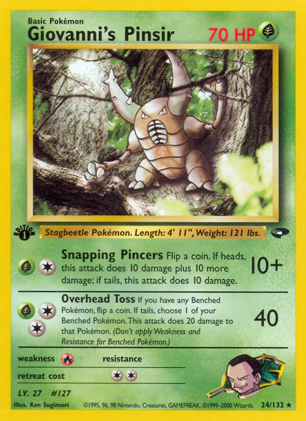 Giovanni's Pinsir, 024/132