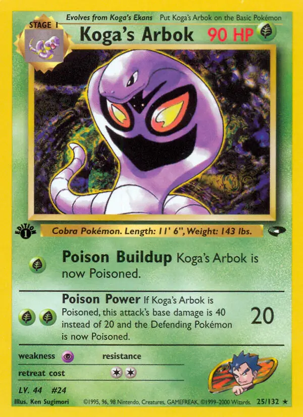 Koga's Arbok, 025/132