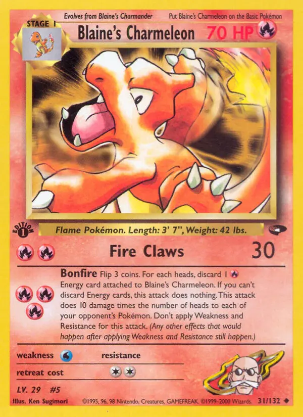 Blaine's Charmeleon, 031/132