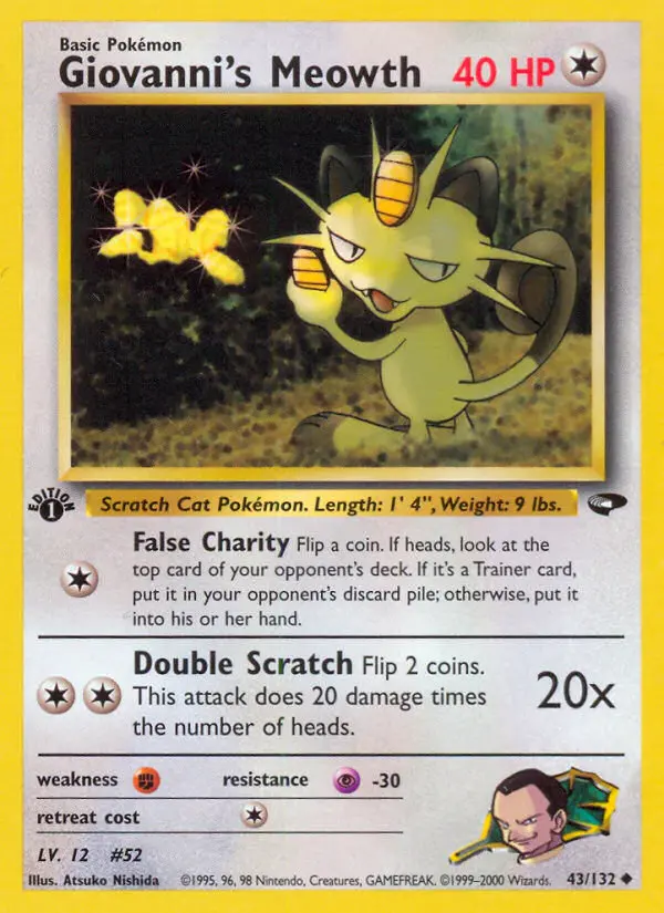 Giovanni's Meowth, 043/132