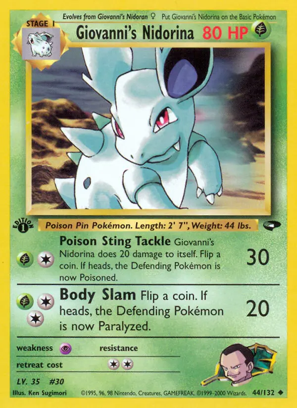 Giovanni's Nidorina, 044/132