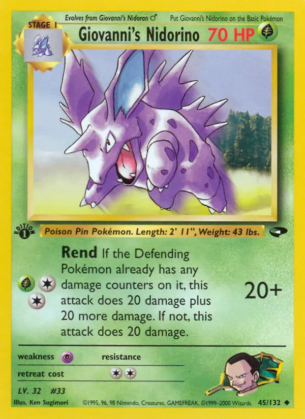 Giovanni's Nidorino, 045/132