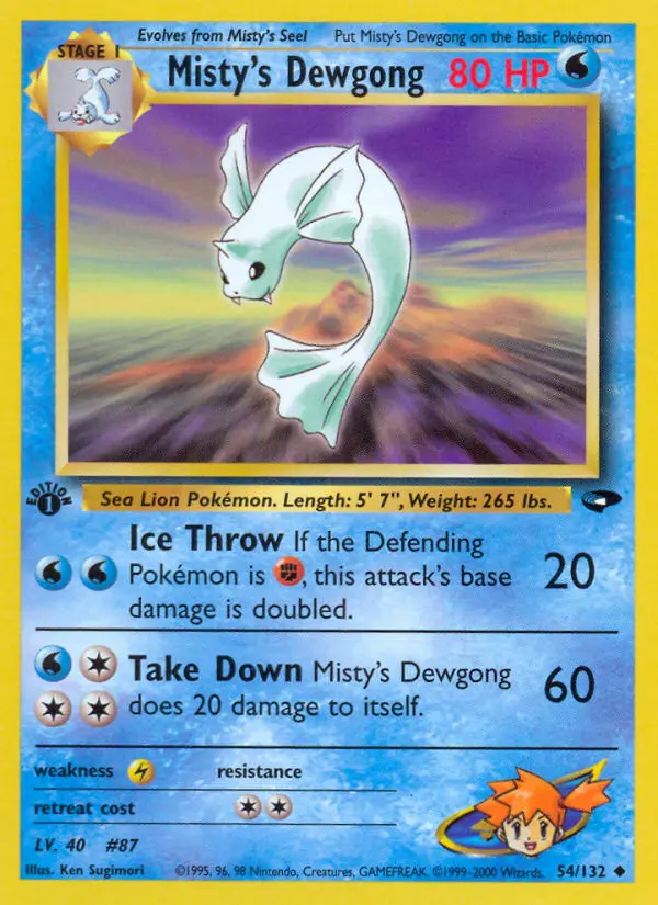 Misty's Dewgong, 054/132