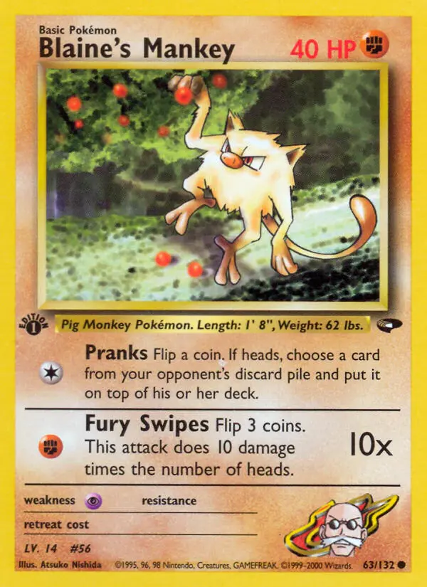 Blaine's Mankey, 063/132