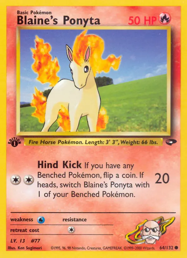 Blaine's Ponyta, 064/132