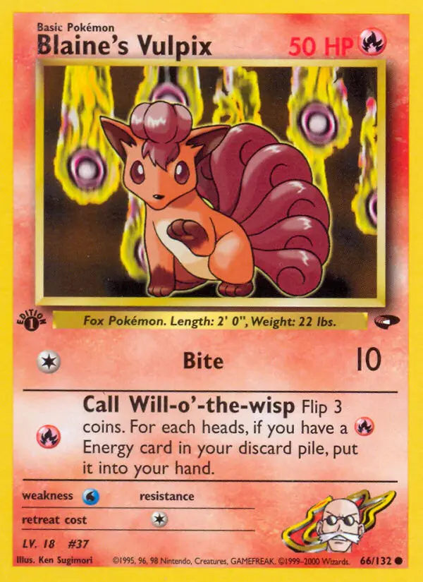 Blaine's Vulpix, 066/132