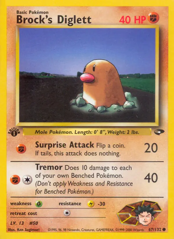 Brock's Diglett, 067/132