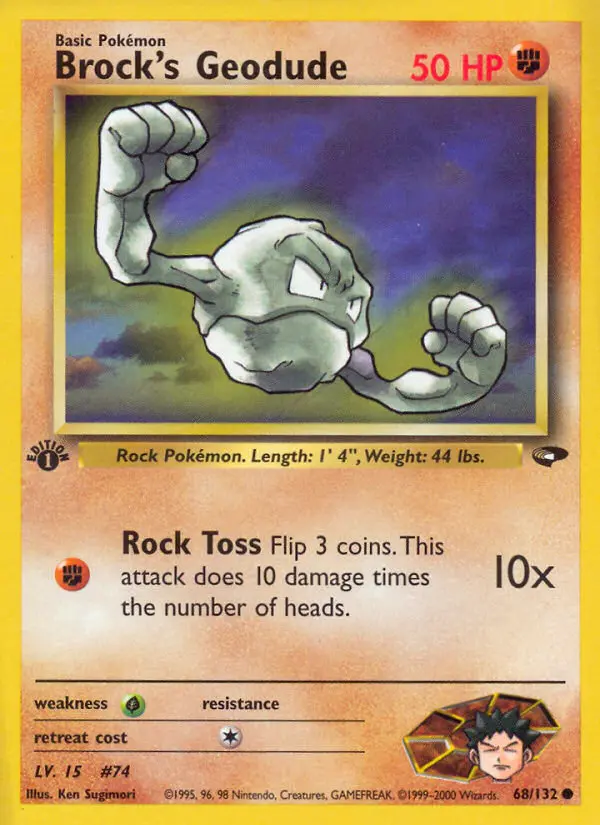 Brock's Geodude, 068/132
