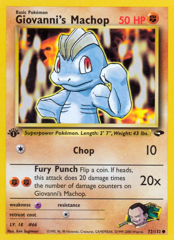 Giovanni's Machop, 072/132