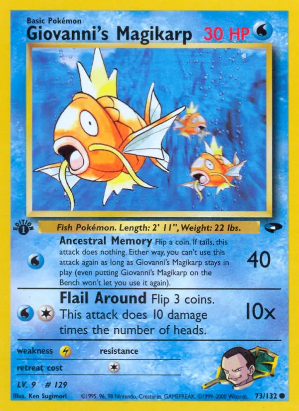 Giovanni's Magikarp, 073/132