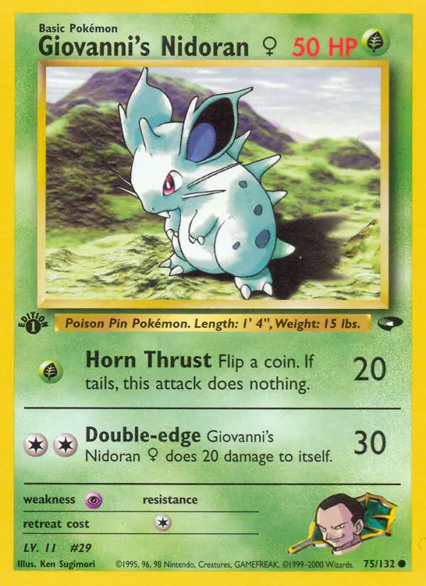 Giovanni's Nidoran♀, 075/132