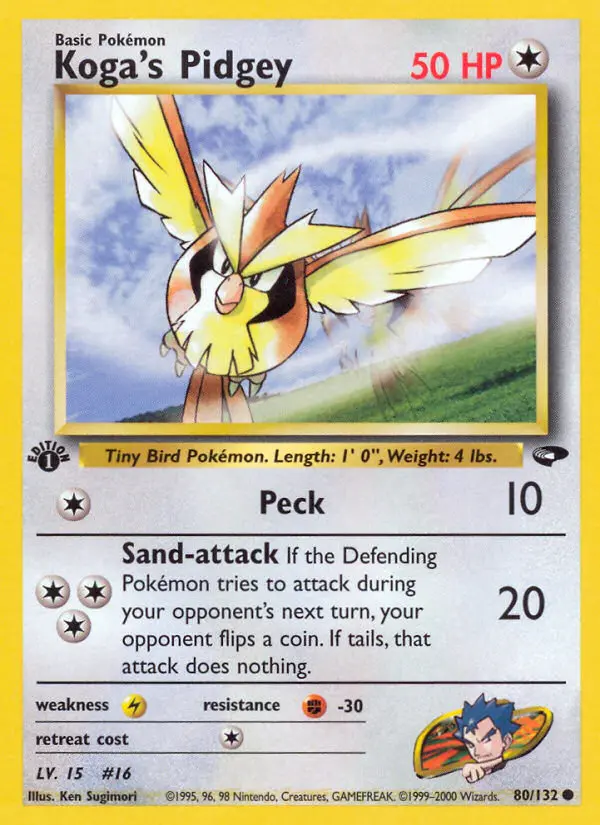 Koga's Pidgey, 080/132
