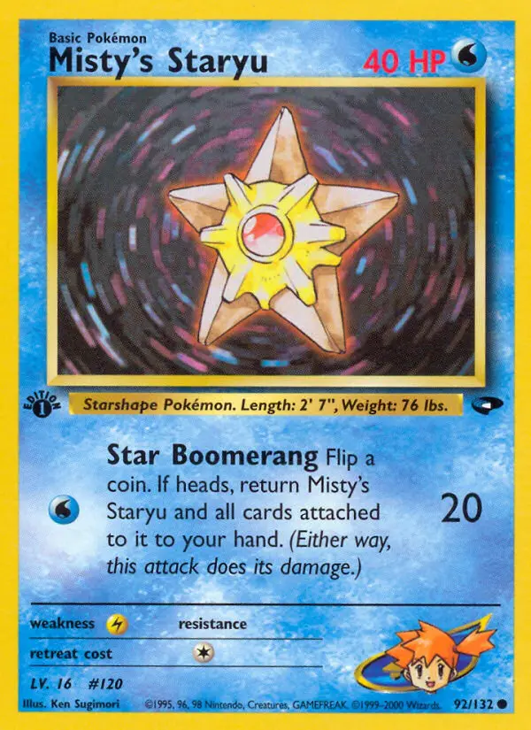 Misty's Staryu, 092/132