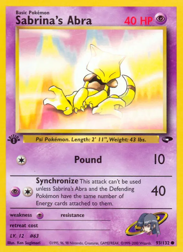 Sabrina's Abra, 093/132