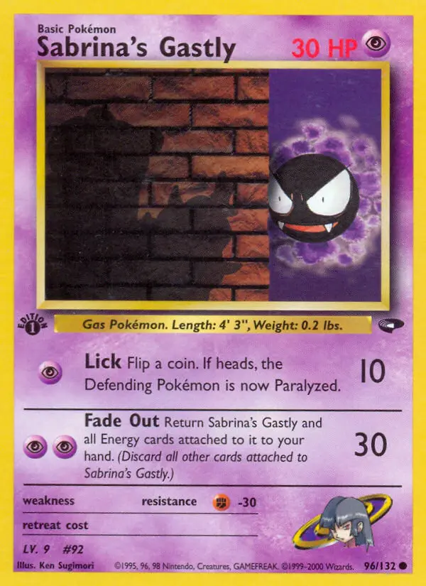 Sabrina's Gastly, 096/132