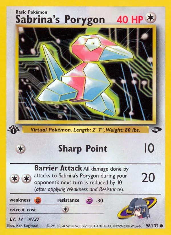 Sabrina's Porygon, 098/132