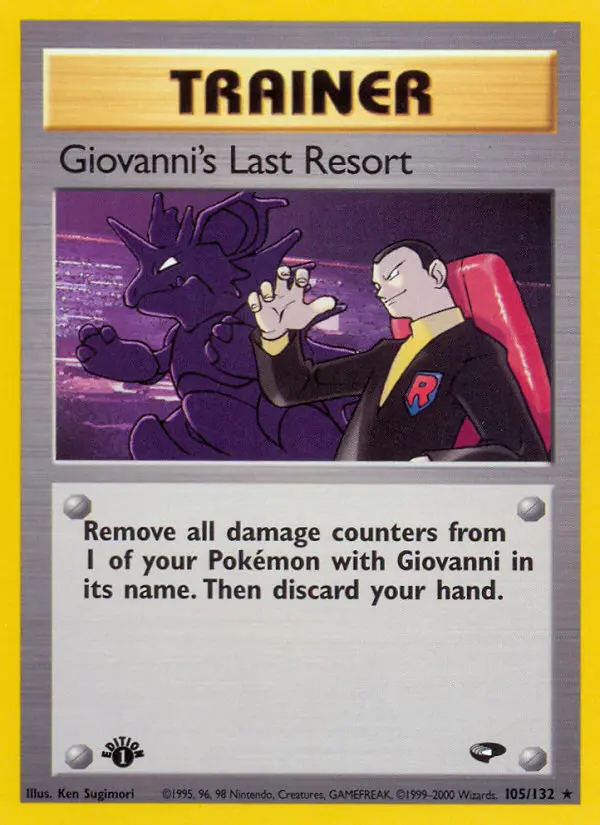 Giovanni's Last Resort, 105/132