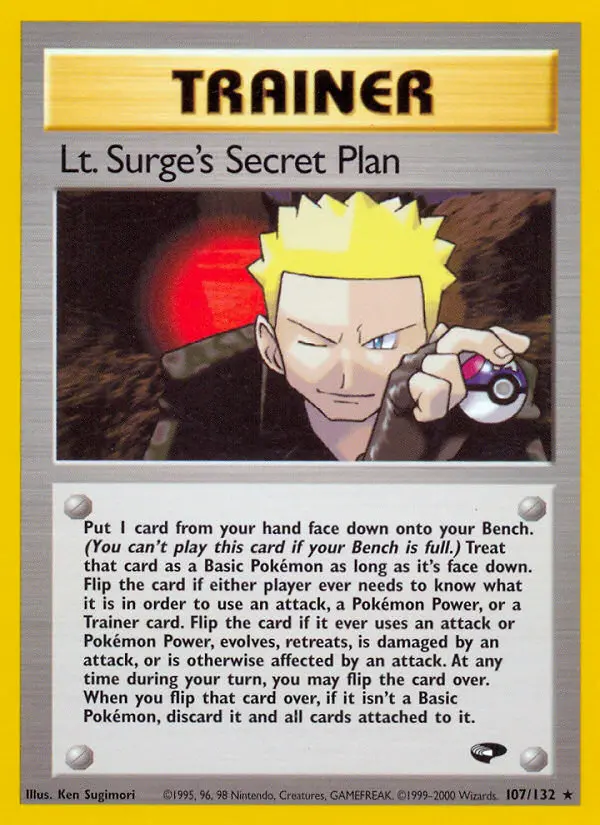 Lt. Surge's Secret Plan, 107/132