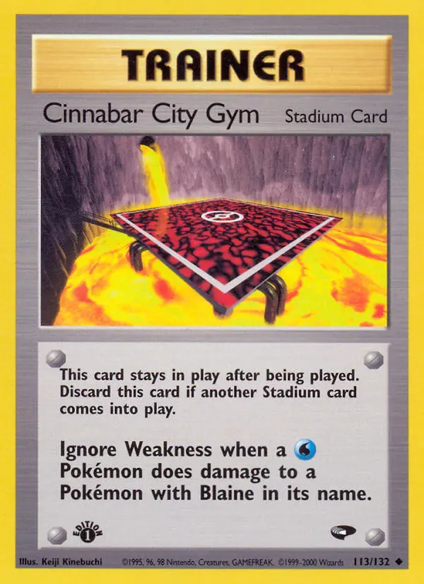 Cinnabar City Gym, 113/132