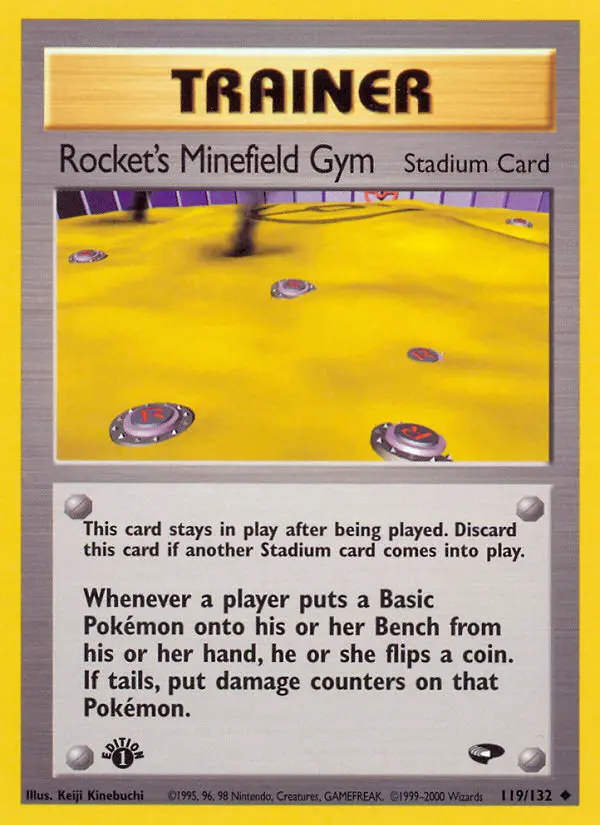 Rocket's Minefield Gym, 119/132