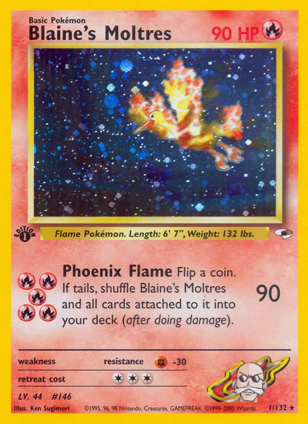 Blaine's Moltres, 001/132