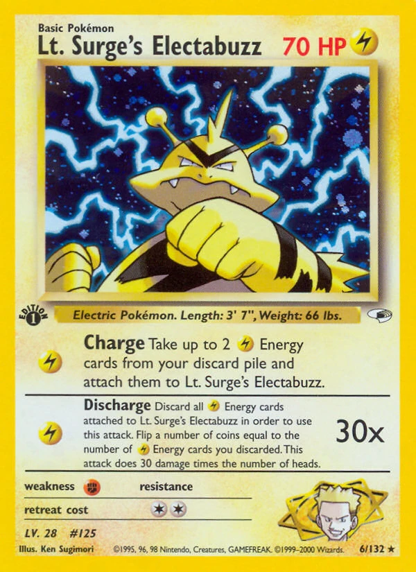 Lt. Surge's Electabuzz, 006/132